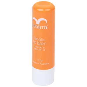 Son dưỡng môi nhau thai cừu Rebirth Lanolin Lip Balm RB14 cung cấp độ ẩm cho đôi môi khô (3,7g)