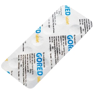 Thuốc Gored 50mg Young Poong điều trị hội chứng đốt sống cổ, viêm quanh khớp vai (10 vỉ x 10 viên)