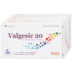 Valgesic 20mg Medisun liệu pháp thay thế tăng sản lượng thận ở trẻ (6 vỉ x 10 viên)