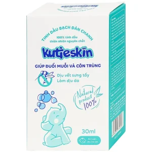 Tinh dầu bạch đàn chanh Kutieskin giúp đuổi muỗi và côn trùng dịu vết sưng tấy, làm dịu da (30ml)