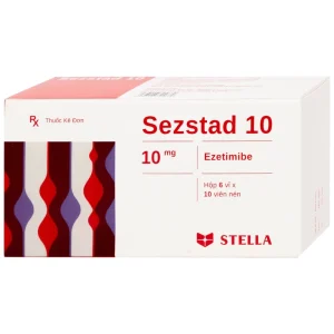 Thuốc Sezstad 10 Stella điều trị tăng cholesterol máu nguyên phát (6 vỉ x 10 viên)