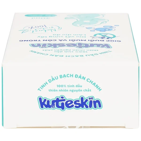 Tinh dầu bạch đàn chanh Kutieskin giúp đuổi muỗi và côn trùng dịu vết sưng tấy, làm dịu da (30ml)