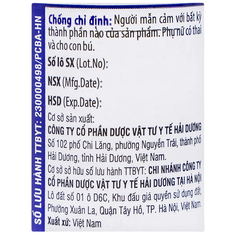 Dung dịch sát khuẩn Xanh Methylen 1% HDpharma sát khuẩn, điều trị nhiễm virus ngoài da (20ml)