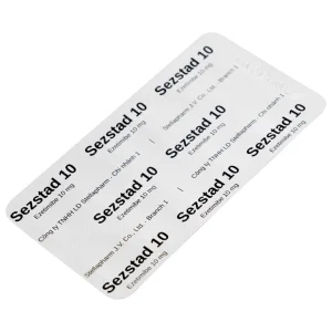 Thuốc Sezstad 10 Stella điều trị tăng cholesterol máu nguyên phát (6 vỉ x 10 viên)