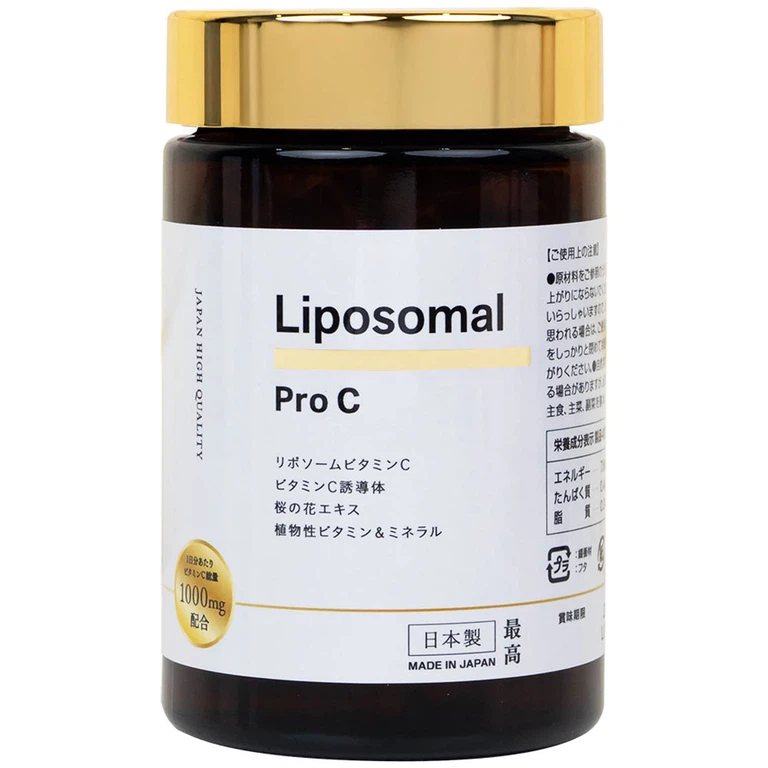 Viên uống Liposomal Pro C Kenko giúp tăng cường đề kháng, hạn chế oxy hóa và lão hóa (120 viên)