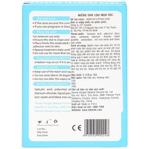 Miếng dán Fobelife Kangdi loại mụn cóc trên da hiệu quả, không gây đau rát, chảy máu (6 miếng)