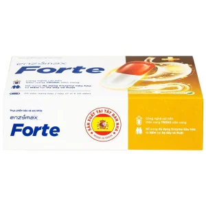 Viên nang Enzymax Forte MHD hỗ trợ tăng cường tiêu hóa, giảm chứng đầy bụng khó tiêu (2 vỉ x 10 viên)
