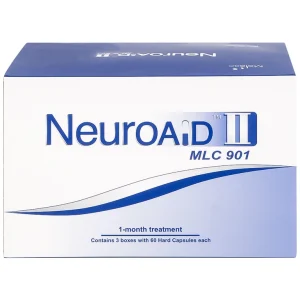 Thuốc NeuroAID II MLC 901 Moleac điều trị phục hồi chức năng cho bệnh nhân đột quỵ (3 hộp x 60 viên)