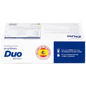 Viên uống EnzymaxDuo Biotics MHD bổ sung lợi khuẩn và enzyme tiêu hóa cho cơ thể (2 vỉ x 10 viên)