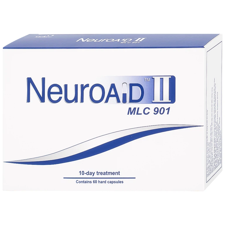 Thuốc NeuroAID II MLC 901 Moleac điều trị phục hồi chức năng cho bệnh nhân đột quỵ (3 hộp x 60 viên)