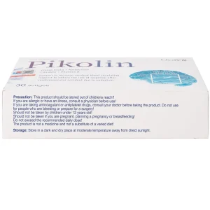 Viên uống Pikolin Ocavill hỗ trợ tăng tuần hoàn máu não, giảm hình thành cục máu đông (2 vỉ x 15 viên)