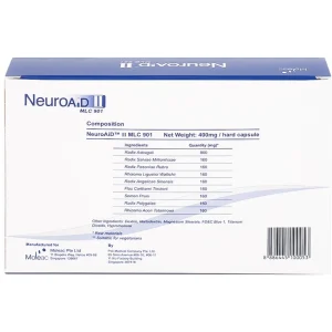 Thuốc NeuroAID II MLC 901 Moleac điều trị phục hồi chức năng cho bệnh nhân đột quỵ (3 hộp x 60 viên)