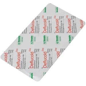 Thuốc Deflucold day Danapha giảm tạm thời các triệu chứng cảm lạnh và cảm cúm (2 vỉ x 10 viên)