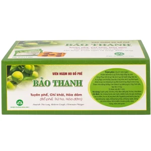 Viên ngậm ho bổ phế Bảo Thanh trừ ho, hoá đờm (20 vỉ x 5 viên)