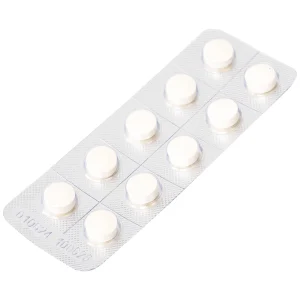 Thuốc Rebamipid 100 DHG điều trị loét dạ dày (5 vỉ x 10 viên)