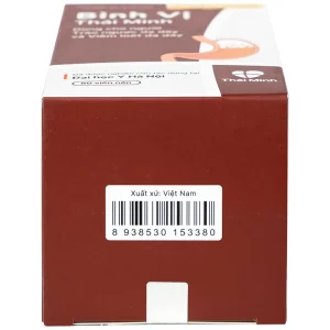 Viên uống Bình Vị Thái Minh hỗ trợ giảm acid dịch vị, giúp bảo vệ niêm mạc dạ dày (80 viên)