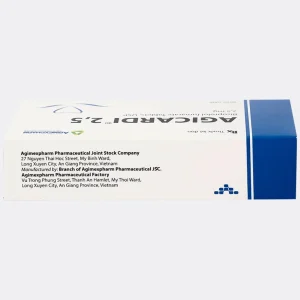 Thuốc Agicardi 2,5 Agimexpharm điều trị tăng huyết áp, đau thắt ngực ổn định mạn tính (3 vỉ x 10 viên)