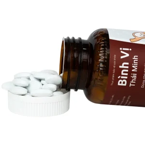 Viên uống Bình Vị Thái Minh hỗ trợ giảm acid dịch vị, giúp bảo vệ niêm mạc dạ dày (80 viên)