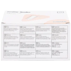 Kim tiêm Serofine Needles 29g Merck dùng cùng bút tiêm tiểu đường trong điều trị tiểu đường (100 cái)