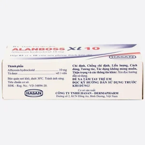 Thuốc AlanBoss XL 10 Hasan điều trị các triệu chứng của phì đại tuyến tiền liệt lành tính (3 vỉ x 10 viên)