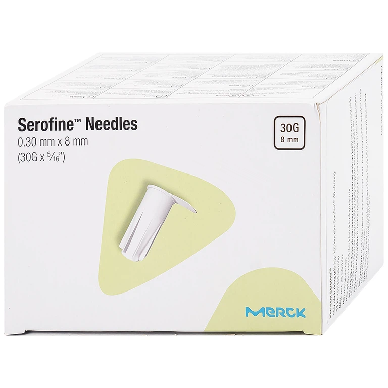 Kim tiêm Serofine Needles 30g Merck điều trị bệnh tiểu đường bằng insulin (100 cái)