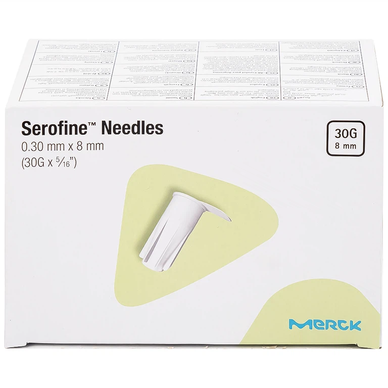 Kim tiêm Serofine Needles 30g Merck điều trị bệnh tiểu đường bằng insulin (100 cái)