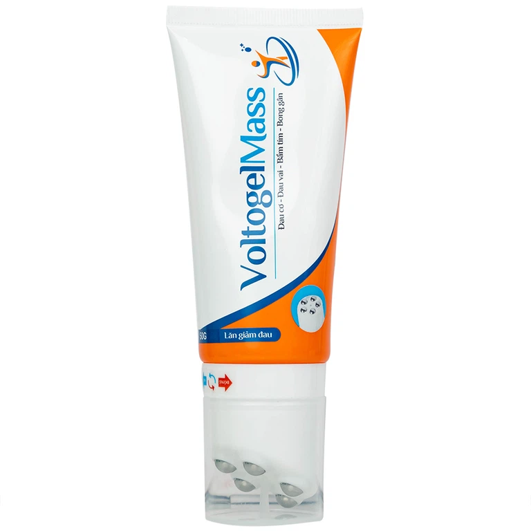Gel Voltogel Mass giảm đau cơ, đau vai, bầm tím, bong gân (50g)