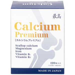 Thực phẩm bảo vệ sức khỏe Calcium Premium JpanWell bổ sung canxi, giảm nguy cơ loãng xương (120 viên)