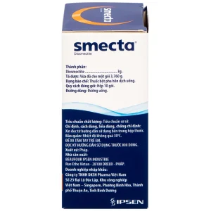 Thuốc bột Smecta Beaufour Ipsen hương cam & vani điều trị tiêu chảy, bảo vệ niêm mạc tiêu hoá (10 gói)