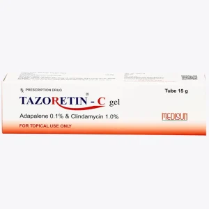 Thuốc bôi ngoài da Tazoretin - C Gel 15g Medisun điều trị tại chỗ mụn trứng cá