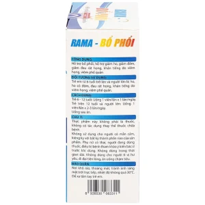 Viên uống Rama Bổ Phổi hỗ trợ bổ phổi, giảm ho (30 viên)