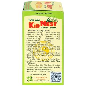 Yến sào Kid Nest Tâm Sen Good Health bổi bổ sức khỏe, tăng thể trạng cho trẻ (150ml)