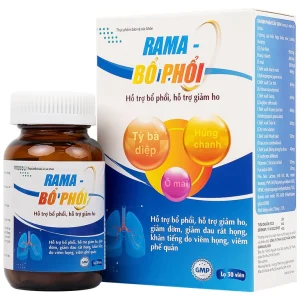 Viên uống Rama Bổ Phổi hỗ trợ bổ phổi, giảm ho (30 viên)