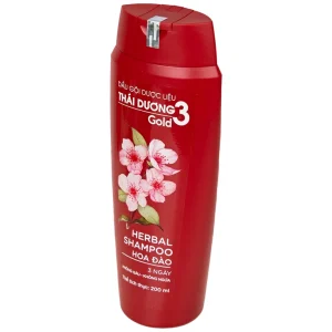 Dầu gội dược liệu Thái Dương 3 hương hoa sạch gàu mà vẫn suôn mềm (200ml)