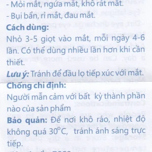 Dung dịch nhỏ mắt Dr.Ophtic 22 HD Pharma 15ml dùng trong mỏi mắt, ngứa mắt, khô rát mắt
