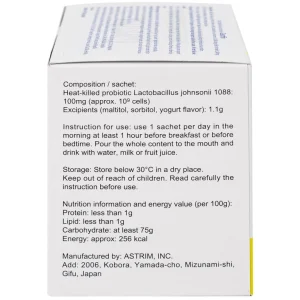 Thực phẩm bảo vệ sức khỏe Gastifix EW Nutrition hỗ trợ giảm acid dịch vị, triệu chứng trào ngược dạ dày thực quản (30 gói x 1.2g)