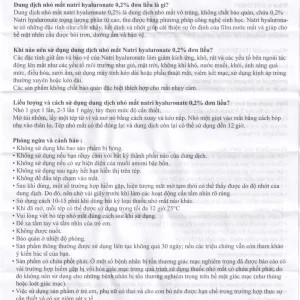 Dung dịch nhỏ mắt Hycom Sodium Hyaluronate 0.2% NTC Pharma giảm kích ứng, khô, rát mắt (20 ống x 0.5ml)