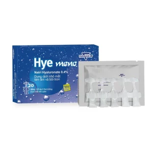 Dung dịch nhỏ mắt Hye Mono Gomed Farmigea làm ẩm và bôi trơn mắt, giúp giảm khô mắt (20 ống x 0.5ml)