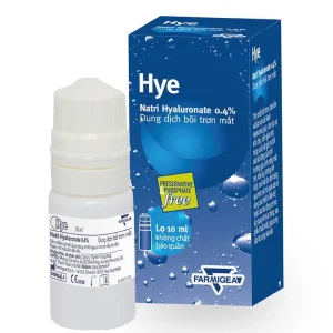 Dung dịch bôi trơn mắt Hye 10ml Farmigea giúp làm ẩm và bôi trơn mắt, giảm khô mắt