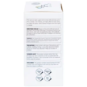 Xịt trị mụn Fixderma Salyzap for Body Acne Body Spray làm thông thoáng lỗ chân lông (50ml)