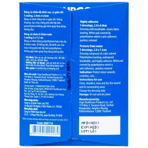 Băng cá nhân độ dính cao, co giãn tốt Urgo Family size 2cm x 6cm bảo vệ các vết thương nhỏ (10 miếng)