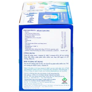 Cốm Pre-Vipteen 3 Vinh Gia giúp tăng chiều cao, tăng sức đề kháng (20 gói x 2g)