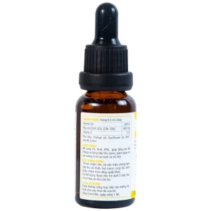 Dung dịch Vitamin D3+ DHA Hatro Pharvina tăng sức đề kháng, giảm nguy cơ còi xương (20ml)