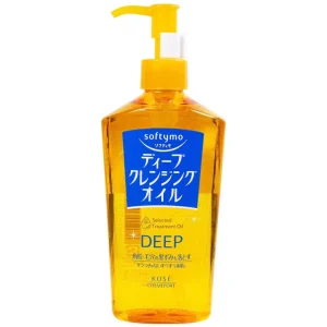 Dầu tẩy trang làm sạch sâu Softymo Deep Cleansing Oil lớp trang điểm trên bề mặt da (230ml)