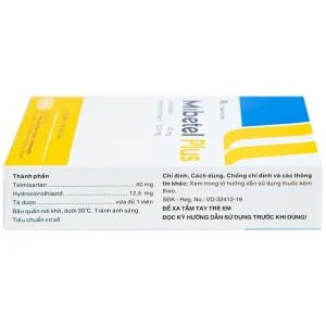 Viên nén Mibetel Plus Hasan điều trị tăng huyết áp vô căn (3 vỉ x 10 viên)