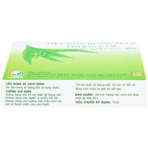 Viên Xông Hương Tràm Vim Báo Gấm điều trị cảm cúm, sát trùng mũi (2 vỉ x 20 viên)