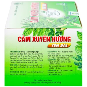 Thuốc Cảm Xuyên Hương Yên Bái điều trị cảm cúm, cảm lạnh (10 vỉ x 10 viên)