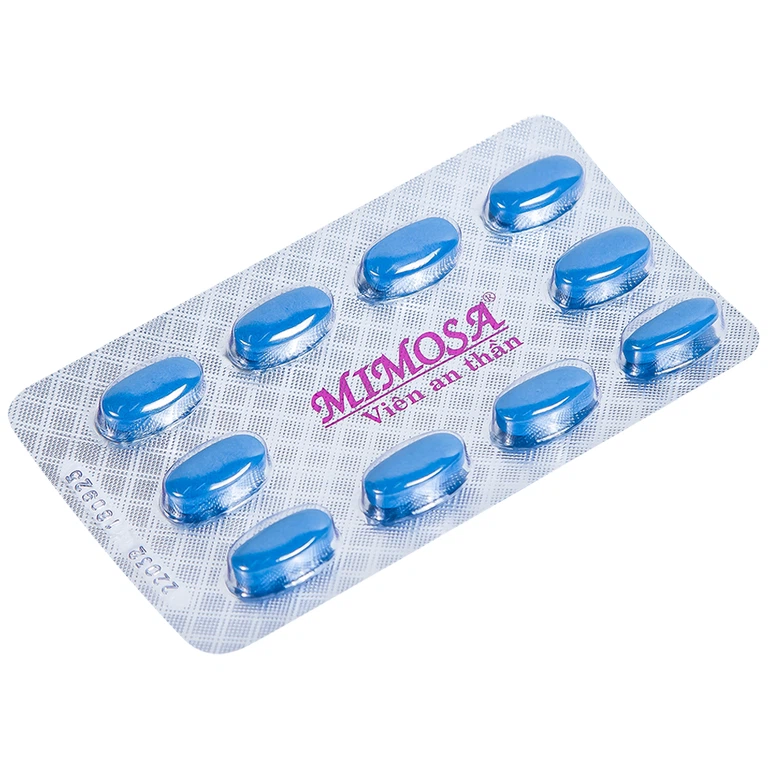 Viên an thần Mimosa OPC dùng cho trường hợp mất ngủ, suy nhược thần kinh (5 vỉ x 10 viên)