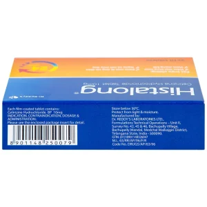 Thuốc Histalong 10mg Dr. Reddy điều trị viêm mũi theo mùa và viêm màng kết (2 vỉ x 10 viên)