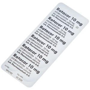 Thuốc Rotacor 10mg Sandoz điều trị tăng cholesterol toàn phần (3 vỉ x 10 viên)